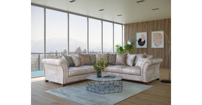 Buoyant  Vesper Large Corner Sofa with Pillow Back Cushions