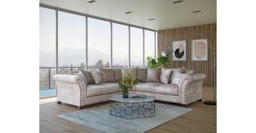 Buoyant Vesper Large Corner Sofa with Pillow Back Cushions