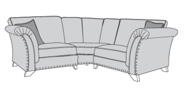 Buoyant Vesper Small Corner Sofa with Standard Back