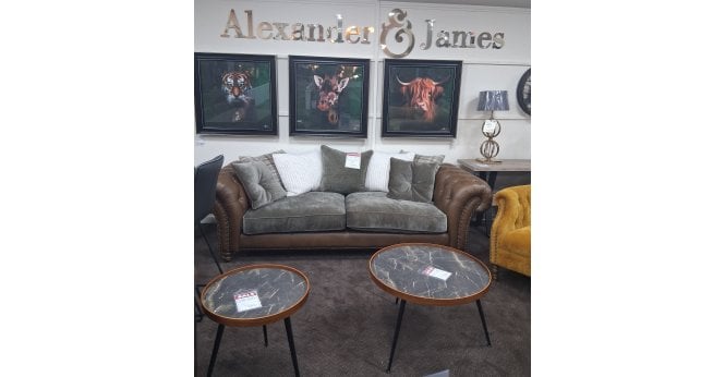 Alexander and James CLEARANCE -  Raven 4 Seater Sofa