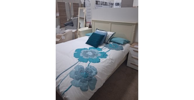 Laura Ashley CLEARANCE -  Clifton Ivory Kingsize Bed Frame