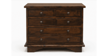 CLEARANCE - Laura Ashley Garrat 6 Draw Chesnut Lamp Table