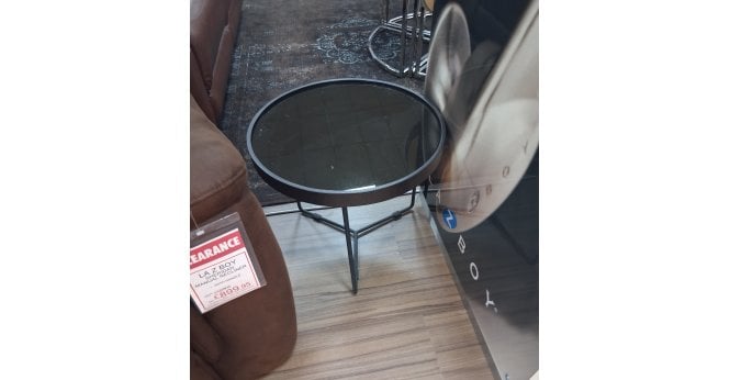 Natuzzi Editions CLEARANCE -  Novello Glass Accent Table