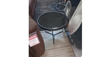 CLEARANCE - Natuzzi Editions Novello Glass Accent Table