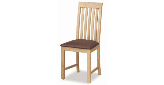 Corndell  (GH) Dublin Dining Chair with PU Seat Requires Assembly