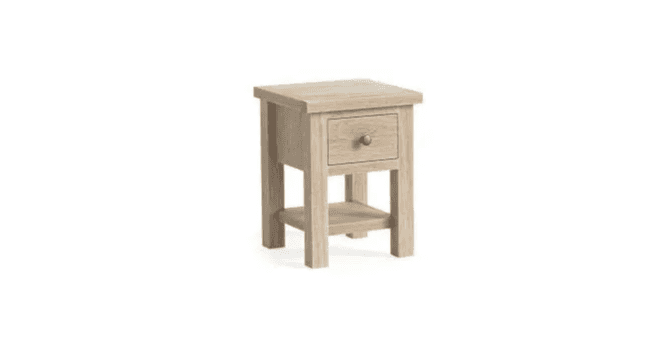 Corndell  (GH) Padstow Lamp Table with Shelf