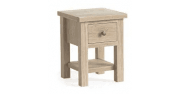Corndell (GH) Padstow Lamp Table with Shelf