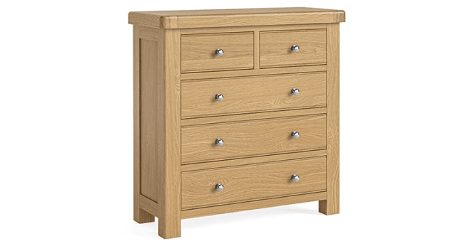 Corndell  Le Havre 2+3 Drawer Chest Natural