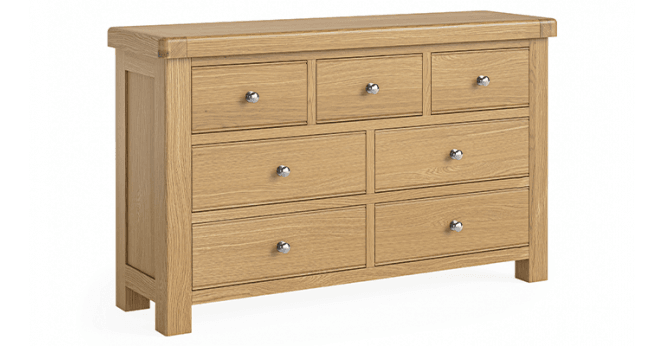 Corndell  Le Havre 3+4 Drawer Chest Natural