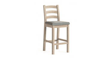 Corndell Le Havre Bar Stool No Cushion White Wash