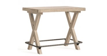 Corndell Le Havre Bar Table White Wash