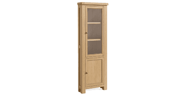 Corndell Le Havre Corner Display Cabinet Natural