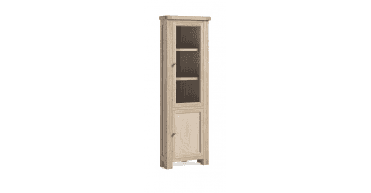 Corndell Le Havre Corner Display Cabinet White Wash