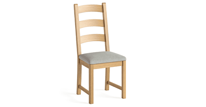 Corndell  Le Havre Ladder Dining Chair no Cushion Natural