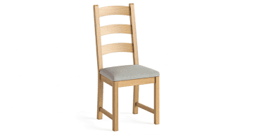 Corndell Le Havre Ladder Dining Chair no Cushion Natural