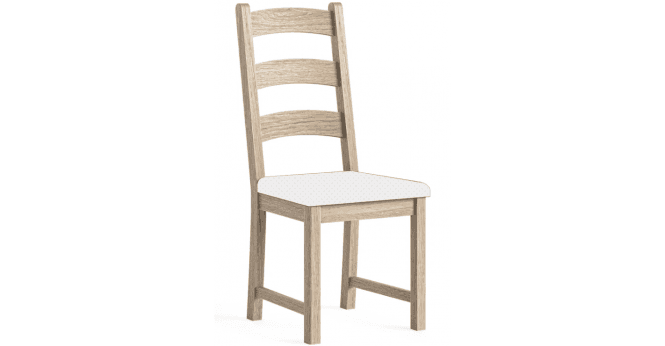 Corndell  Le Havre Ladder Dining Chair no Cushion White Wash