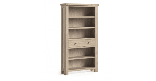 Corndell  Le Havre Large Bookcase White Wash