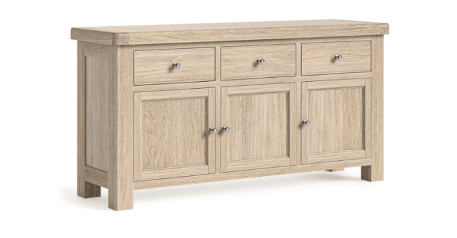 Corndell  Le Havre Large Sideboard White Wash