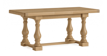 Corndell Le Havre Small Extending Trestle Dining Table Natural
