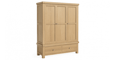 Corndell Le Havre Triple Wardrobe Natural