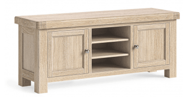 Corndell Le Havre TV Unit 1400 White Wash