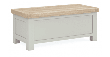 Corndell Salcombe Blanket Box Light Grey