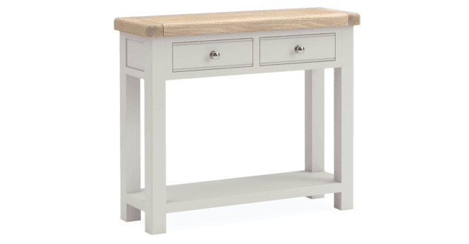 Corndell  Salcombe Console Table Light Grey