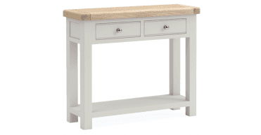 Corndell Salcombe Console Table Light Grey