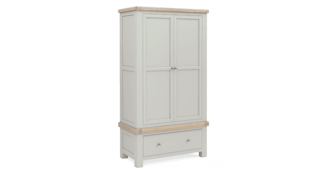 Corndell  Salcombe Gents Wardrobe Light Grey