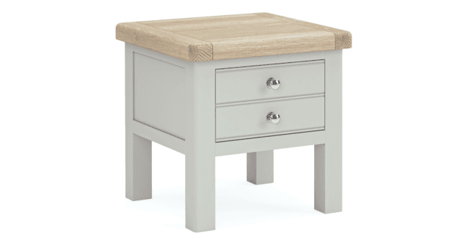 Corndell  Salcombe Lamp Table Light Grey
