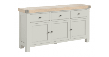 Corndell Salcombe Large Sideboard Light Grey