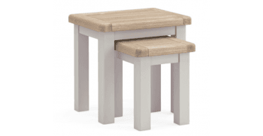 Corndell Salcombe Nest of Tables Light Grey