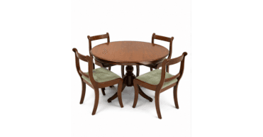 CLEARANCE - Regency Round Table and 4 Chairs