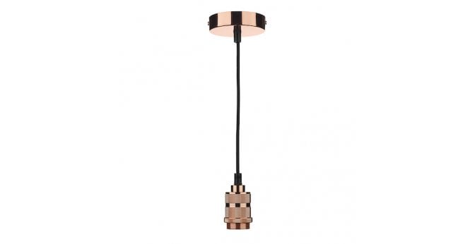Där Lighting 1 Light E27 Decorative Suspension Copper