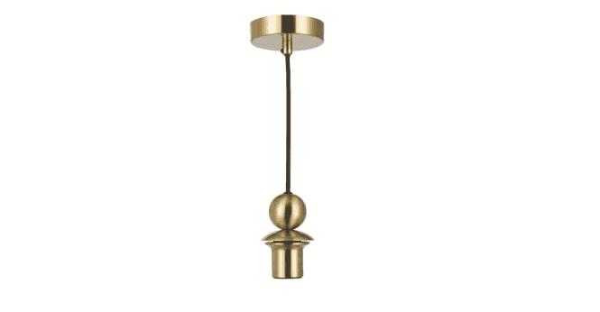 Där Lighting 1 Light E27 Satin Brass Suspension