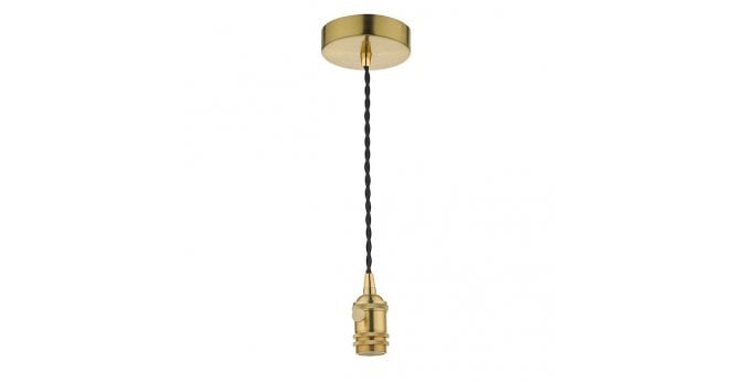Där Lighting 1 Light Suspension In Brass