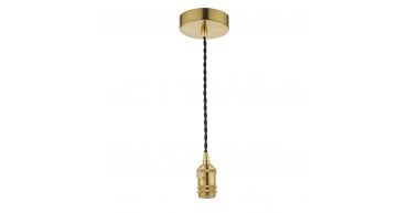 1 Light Suspension In Brass