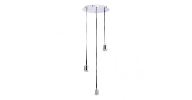 Där Lighting 3 Light Polished Chrome E27 Suspension Cluster