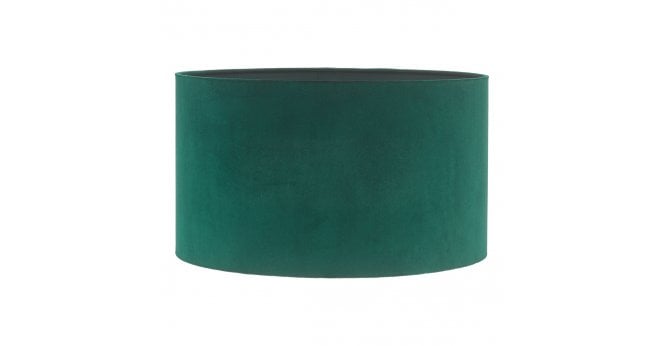 Där Lighting Akavia Green Velvet Drum Shade 35cm