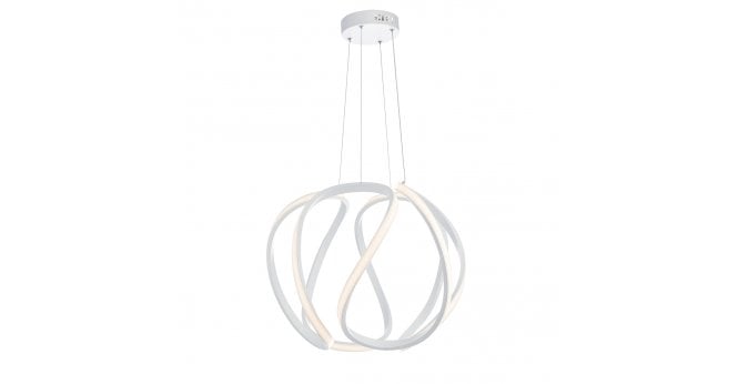 Där Lighting Alonsa Large Pendant White LED