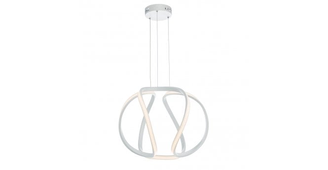 Där Lighting Alonsa Small Pendant White LED