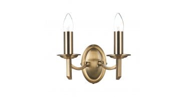 Ambassador 2 Light Wall Light Antique Brass Bracket Only