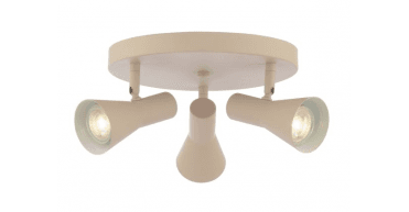 Arnel 3 Light Plate Spotlight Satin Taupe