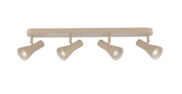 Arnel 4 Light Bar Spotlight Satin Taupe