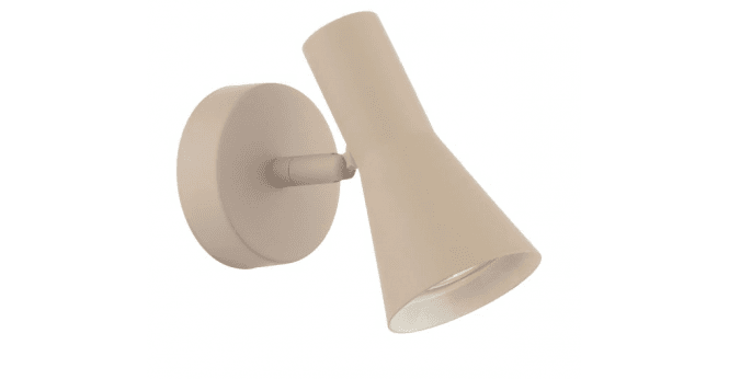 Där Lighting Arnel Single Spotlight Satin Taupe