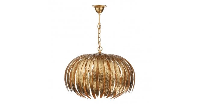 Där Lighting Atticus 5 Light Pendant Gold