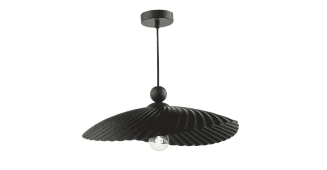 Där Lighting Bouvier Easy Fit Pendant Matt Black