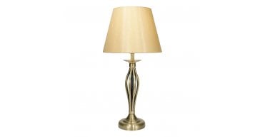 Bybliss Table Lamp Antique Brass With Shade (Multipack)