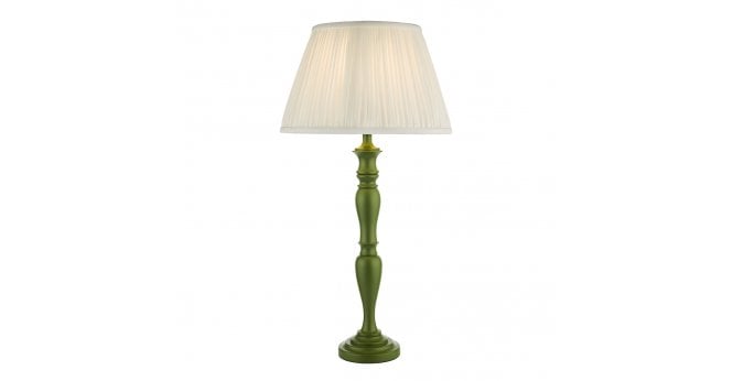 Där Lighting Caycee Table Lamp Green