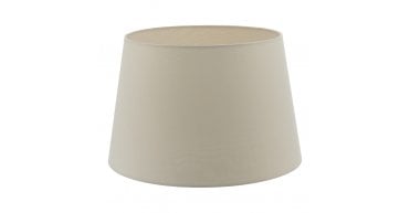 Cezanne Ecru Faux Silk Tapered Drum Shade 35cm